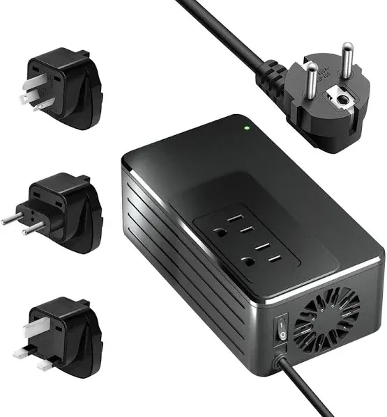 1200-Watt Universal Travel Adapter Voltage Converter