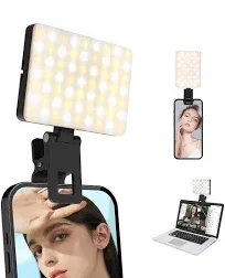 Sensyne Selfie Light Rechargeable LED Fill Light Compatible with Cellphone iP...