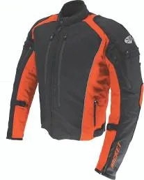 Joe Rocket Turbulent Men's Men's Street Motorcycle Jackets - Black/Hi-Viz/Large