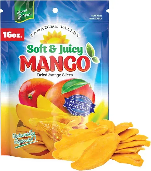 Paradise Valley Soft & Juicy Dried Mango Slices