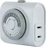 GE Indoor plug-in Basic Timer 24-Hour