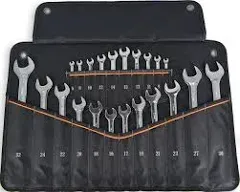 WELKINLAND 22-Pockets Wrench Roll, 0.25-1.25&#034; Wrench-Set Tool Roll, Wrench 