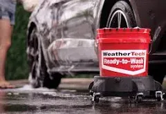 WeatherTech TechCare Ready to Wash Bucket System with GritGrate &amp; MittSaver