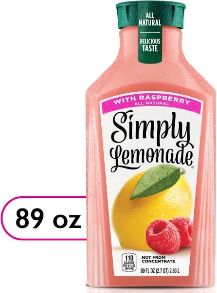 Simply Lemonade With Raspberry