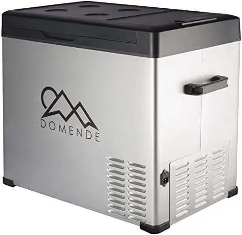 Domende 12 volt Refrigerator 54qt Portable Freezer Electric Cooler Compressor...