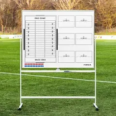 FORZA 60in x 47in Double-Sided Wheeled Coaching Whiteboards