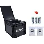 BOXIO Toilet Plus Composting Toilet Starter Kit