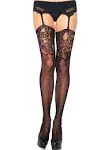 Leg Avenue womens Hosiery Lace Thigh Highs