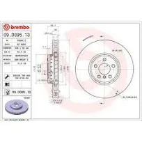 Brembo Premium Front Left Brake Rotor