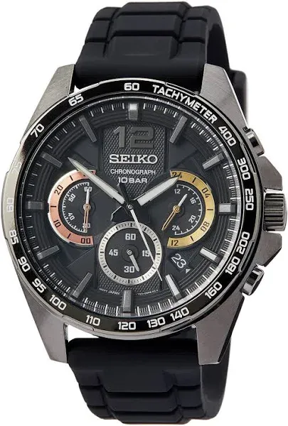 Seiko Conceptual Black Men's Watch - SSB349P1