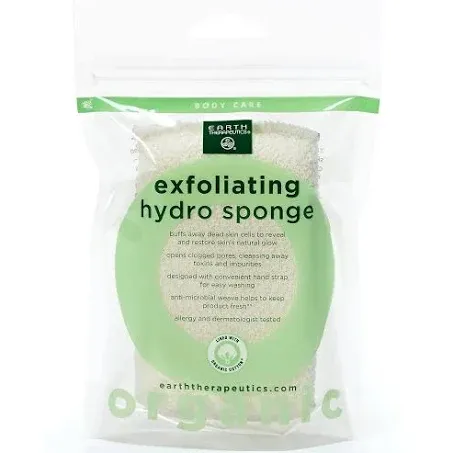 Buy Organic Cotton Square Sponge 1 Unit By Earth Therapeutics | Herbspro.com