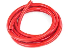 HPS Performance HTSVH35RED10: HTSVH35-REDx10 High-Temperature Silicone Vacuum Hose Tubing, 3.5 mm ID, 10 ft. Roll, Red - JEGS