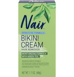 Nair Hair Remover Bikini Cream Sensitive Formula With Green Tea