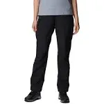 Columbia Women's Hazy Trail Rain Pants - L - Black