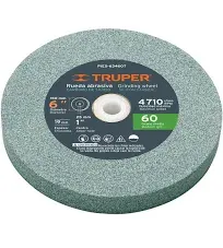 TRUPER PIES-63460T 6 Silicon Carbide Bench Grinding Wheels. Grit 60 Thicknes New