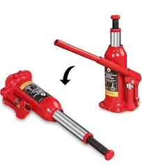 BIG RED T90603C Torin Welded Car Bottle Jack with Vertical and Horizontal Usage