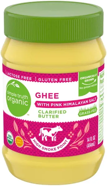 Simple Truth Organic Ghee with Pink Himalayan Salt