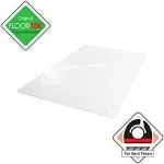 Cleartex Ultimat Ultimat Polycarbonate Rectangular Chair Mat for Hard Floor - 48" x 60"