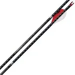 Easton Arrow FMJ 4MM 340 Carbon Core 6 Pack 2″ Blazer Vanes 630155 #30155