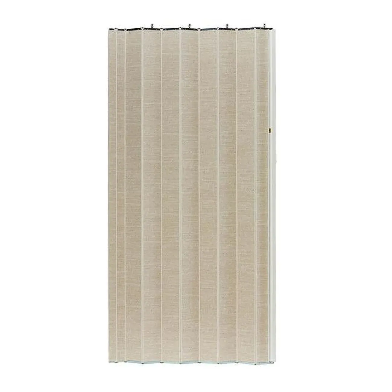 Spectrum Woodshire Accordion Folding Door Fits 48"wide x 80"high Solid Core Vinyl Laminated MDF Chalk Color