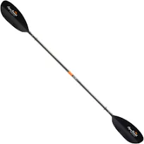 Aqua Bound MantaRay Carbon Posi-Lok 4-Piece Kayak Paddle, Black, 240cm