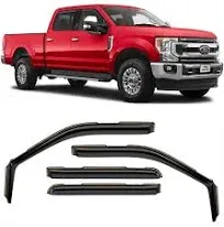 Rain Guards Vent Visors Shade for 2017-2022 Ford F-250-550 SuperCrew  | eBay