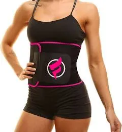 Fitru Waist Trimmer Weight Loss AB Belt for Women & Men - Waist Trainer Stomach Wrap