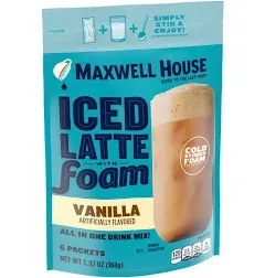 Maxwell House Vanilla Iced Latte with Foam - 5.92 oz