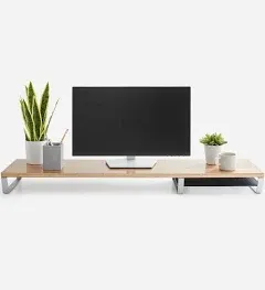 HumanCentric Wood Monitor Stand Riser