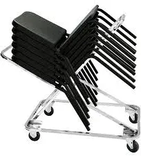 NPS Dolly For 8200 Series Music Chairs Chrome (DY82)