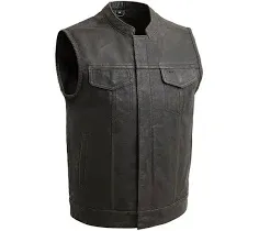 First Manufacturing Co. Black Sharp Shooter Vest - FIM-689-NOC-2X