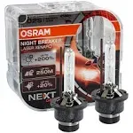 Osram D2S Xenarc Night Breaker Laser Next Gen 66240XNN-HCB Xenon HID Bulbs