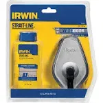 Tools STRAIT-LINE Chalk Line, Classic Reel, Blue, 100Ft (IWHT48441BC)