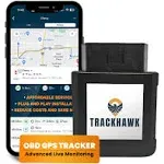 Trackhawk OBD GPS Tracker: Advanced Live Monitoring for Cars, Trucks, SUVs - ...