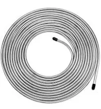 MuHize 3/16 Brake Line - 25 ft Zinc-Coated Professional Brake Tube(2024 New), Ro