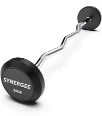 Synergee Fixed Easy Curl Barbell