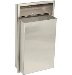 Bobrick&#174; ClassicSeries&#153; Stainless Steel Recessed Trash Can 12 Gallon B3644