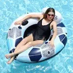 Bestway CoolerZ Rapid Rider Inflatable Blow Up Pool River Tube Float, Blue