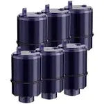 Fil-fresh Water Filter Replacement for Pur RF-9999, Pfm400h, FM-3700 Faucet Water Filtration System, 6-Pack