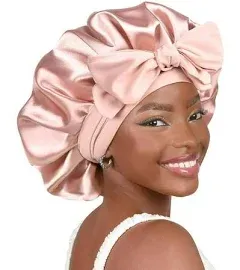 YANIBEST Satin Bonnet Silk Bonnet and Satin Hair Scrunchies for Women