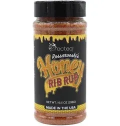 recteq Rossarooski's Honey Rib BBQ Rub | BBQ Rubs & Spices for Smoking and Grilling | Sweet n' Spicy Seasoning for Perfect Ribs