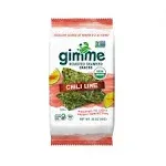 Gimme Organic Roasted Chili Lime Seaweed Snacks 0.35 oz