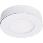 Armacost Lighting 233412 Purevue Dimmable Soft-Bright White (3000K) LED White Satin Puck Light