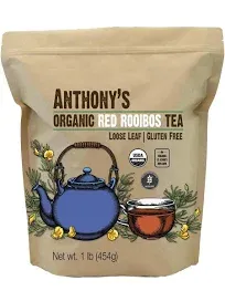 Anthony's Organic Red Rooibos Loose Leaf Tea 1 lb