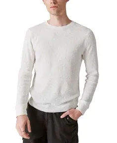 Lucky Brand Mens Garment Dye Thermal Crew Tshirt