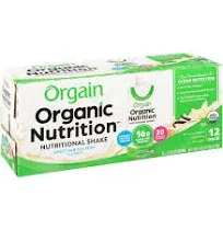 Orgain Organic Nutrition Nutritional Shake