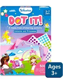 Skillmatics Art Activity Dot It Unicorns & Princesses No Mess Sticker Art for Kids