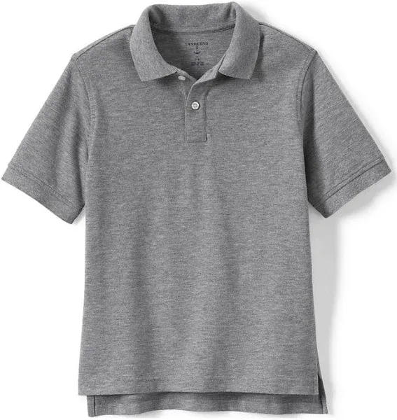 Lands' End Kids Short Sleeve Mesh Polo Shirt