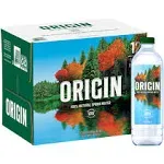 Origin, 100% Natural Spring Water, 900 mL, Recycled Plastic Bottle, 30.4 fl oz (Pack of 12)