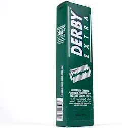 Derby Extra Super Stainless Double Edge (DE) Razor Blades